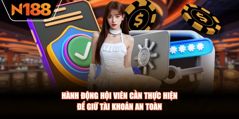 Hành động hội viên cần thực hiện để giữ tài khoản an toàn